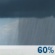 Friday: Rain showers likely. Mostly cloudy, with a high near 72. Chance of precipitation is 60%. Friday: Rain Showers Likely